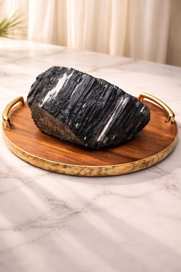 Raw Black Tourmaline Crystal 670 Gram