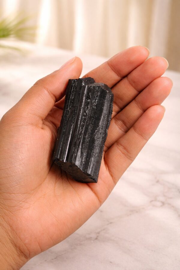 Raw Black Tourmaline Crystal 50 Gram - 100 Gram