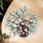 Amazonite Crystal Tree with 300 Stones & Copper Wire