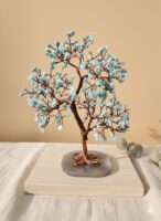 Amazonite Crystal Tree with 300 Stones & Copper Wire