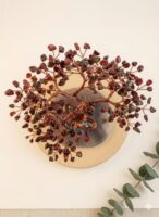 Garnet copper wire Crystal Tree