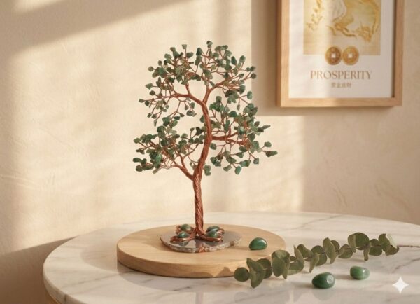 Green Jade Crystal Tree