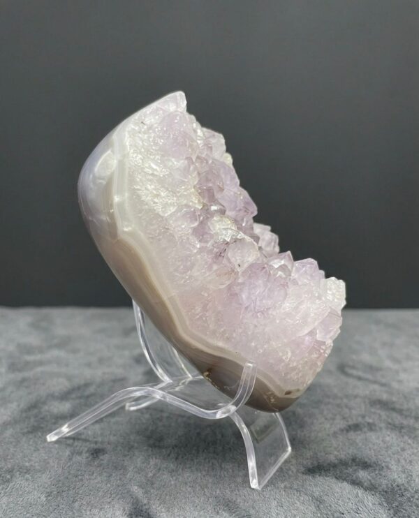 Amethyst Heart Crystal 4.5"