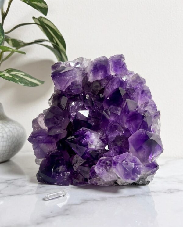 Brazilian Amethyst Geode – Natural Purple Quartz Crystal Cluster