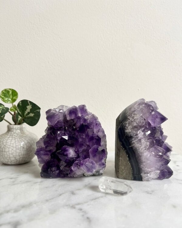Brazilian Amethyst Geode – Natural Purple Quartz Crystal Cluster