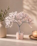 Rose Quartz Crystal Tree 300 Crystals