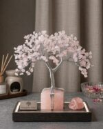 Rose Quartz Crystal Tree 300 Crystals