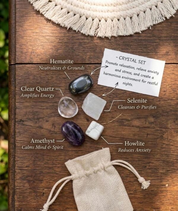 Good Sleep Crystal Set – Calm, Relax & Restful Nights