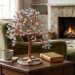Aquamarine Copper Wire Crystal Tree